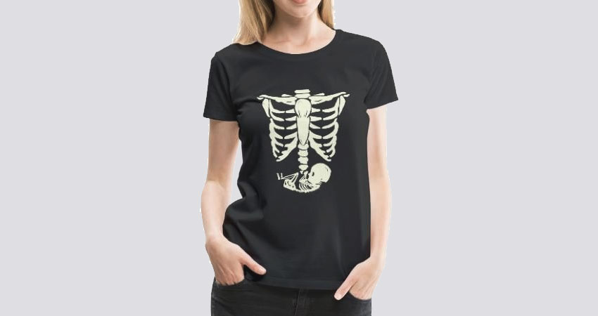 Cheeky and Chic Skeleton Tees