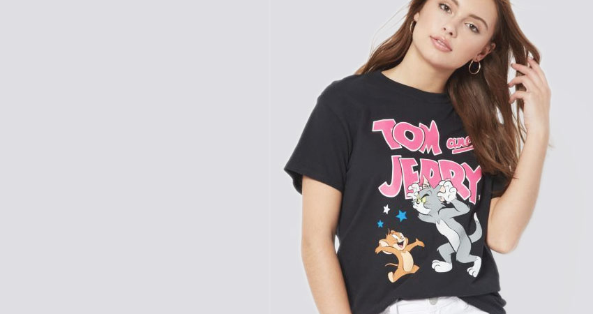 Tom and Jerry Tees with a Playful Twist
